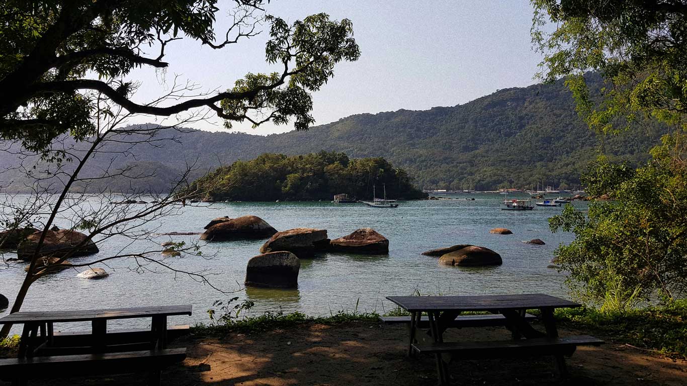 Vista al mar en Ilha Grande, Rio de Janeiro.